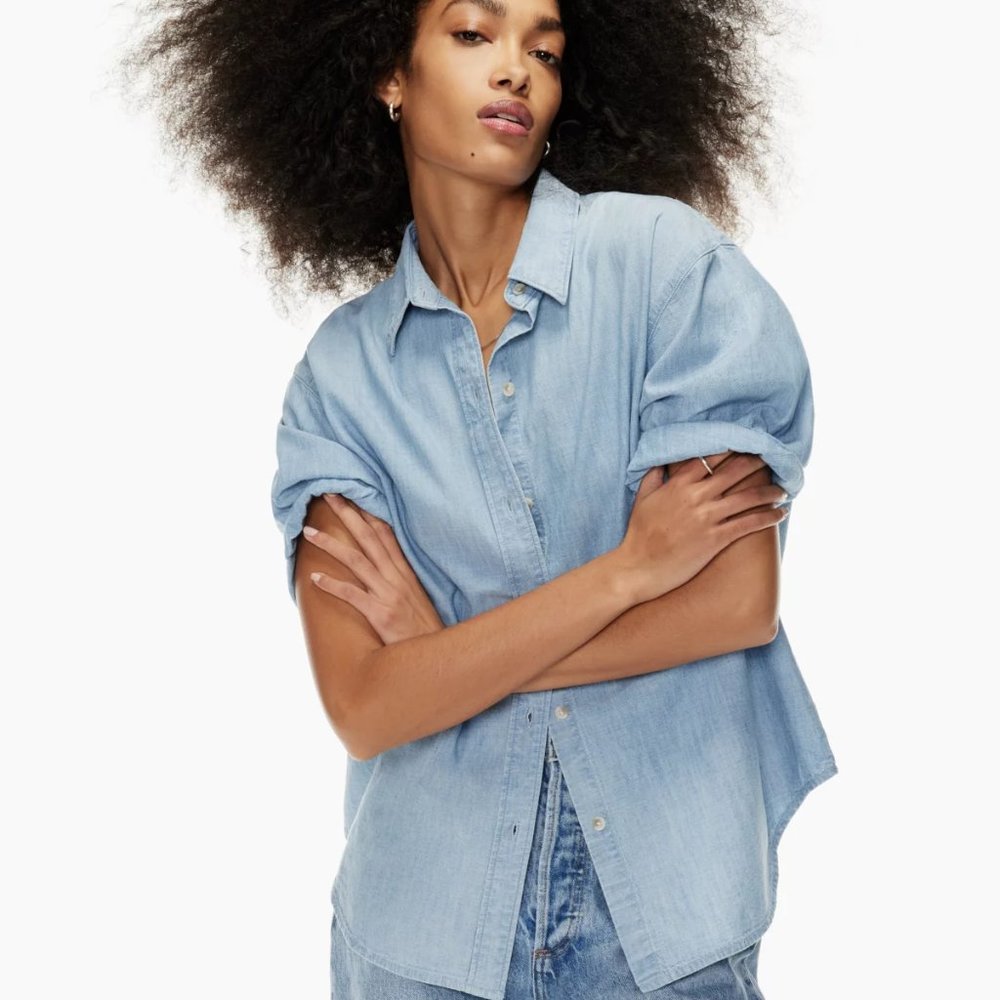 Aritzia's Denim Forum The Jane Shirt